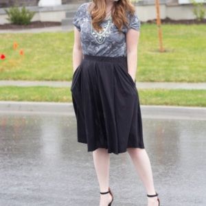 MUSTARD LuLaRoe Madison skirt